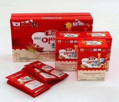 hồng sâm trẻ em hươu cao cổ